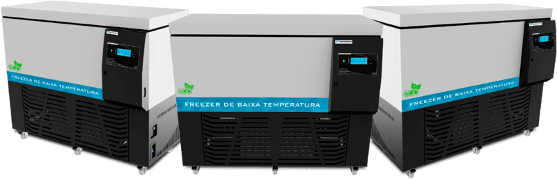 Principais Capacidades Ultrafreezer Laboratorial Científico (Horizontal)